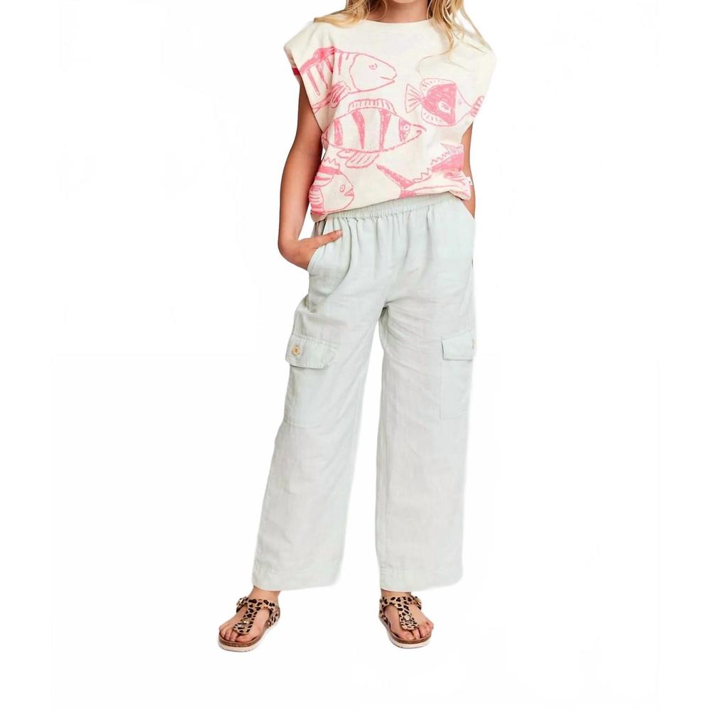 NEW AO76 kids sami pants in light green